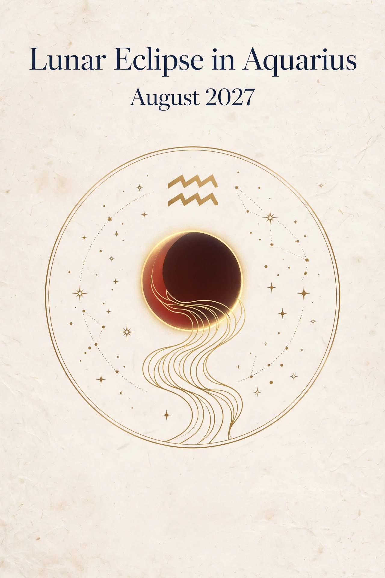Eclissi Lunare del 17 Agosto 2027: Eclissi Penombrale in Acquario