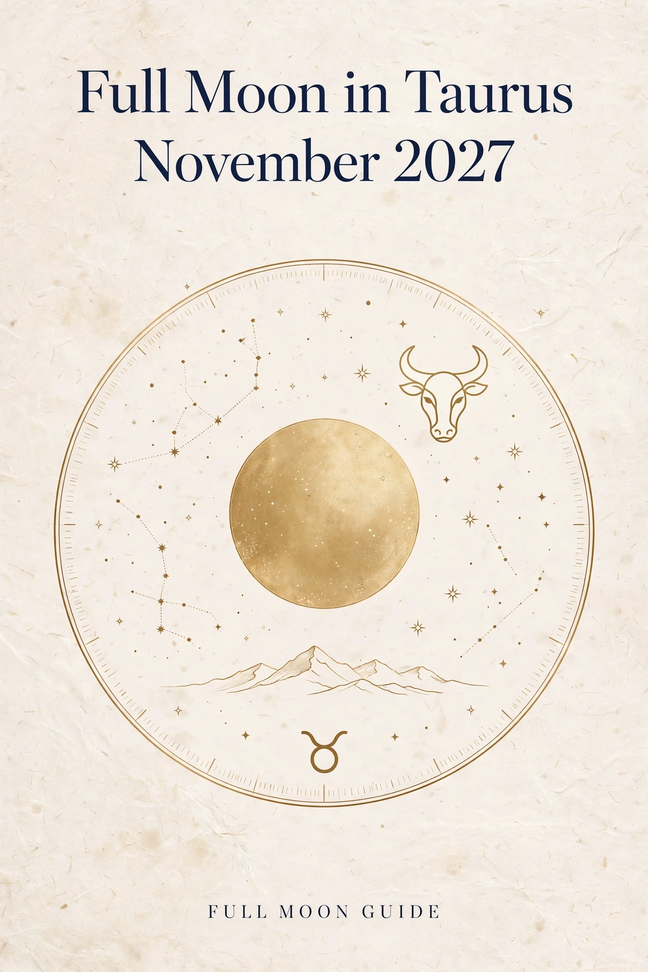 Kasım 2027 Dolunayı: Boğa Burcunda
