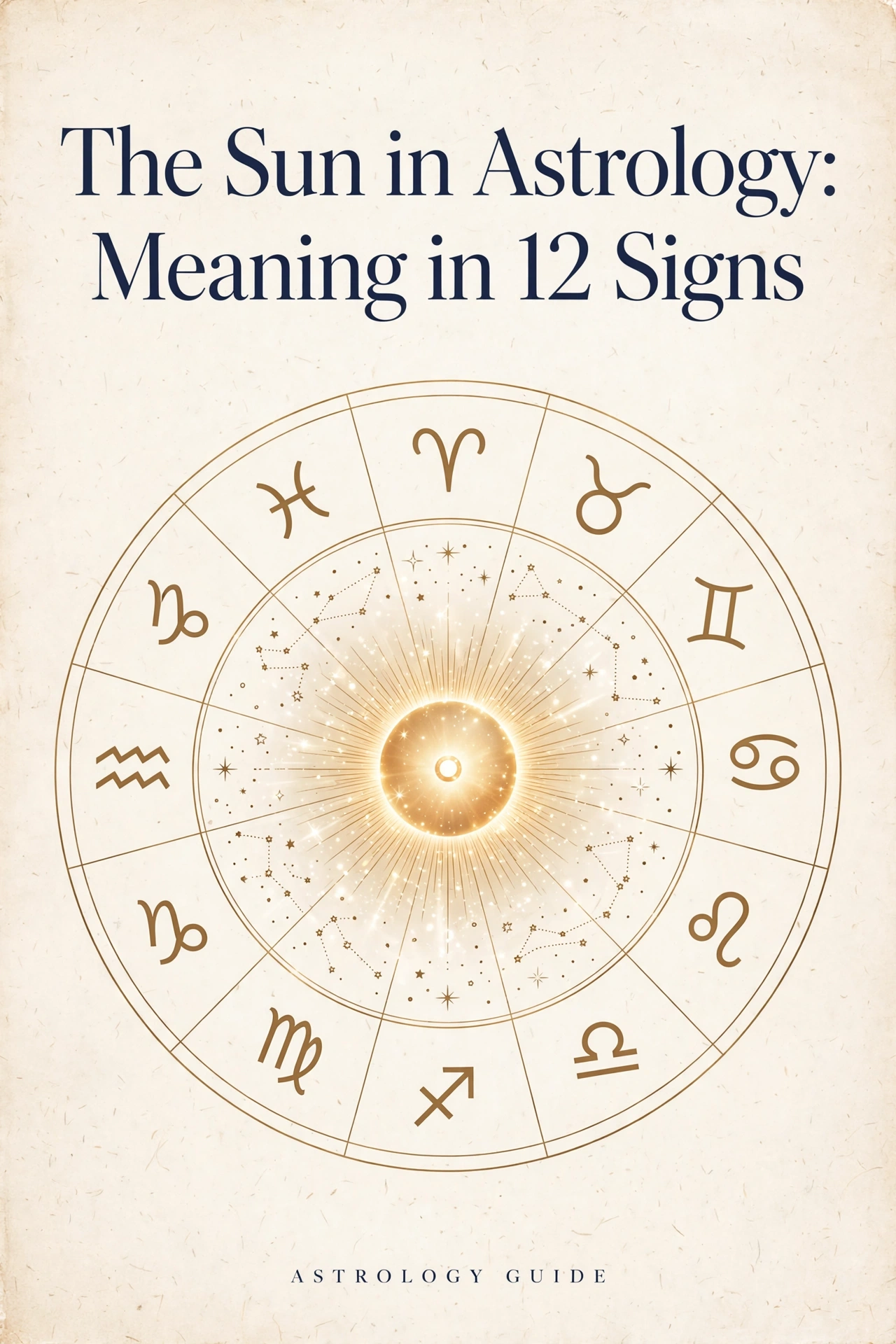 Güneş : Astrolojide Anlamı ve 12 Burçta Yorumu